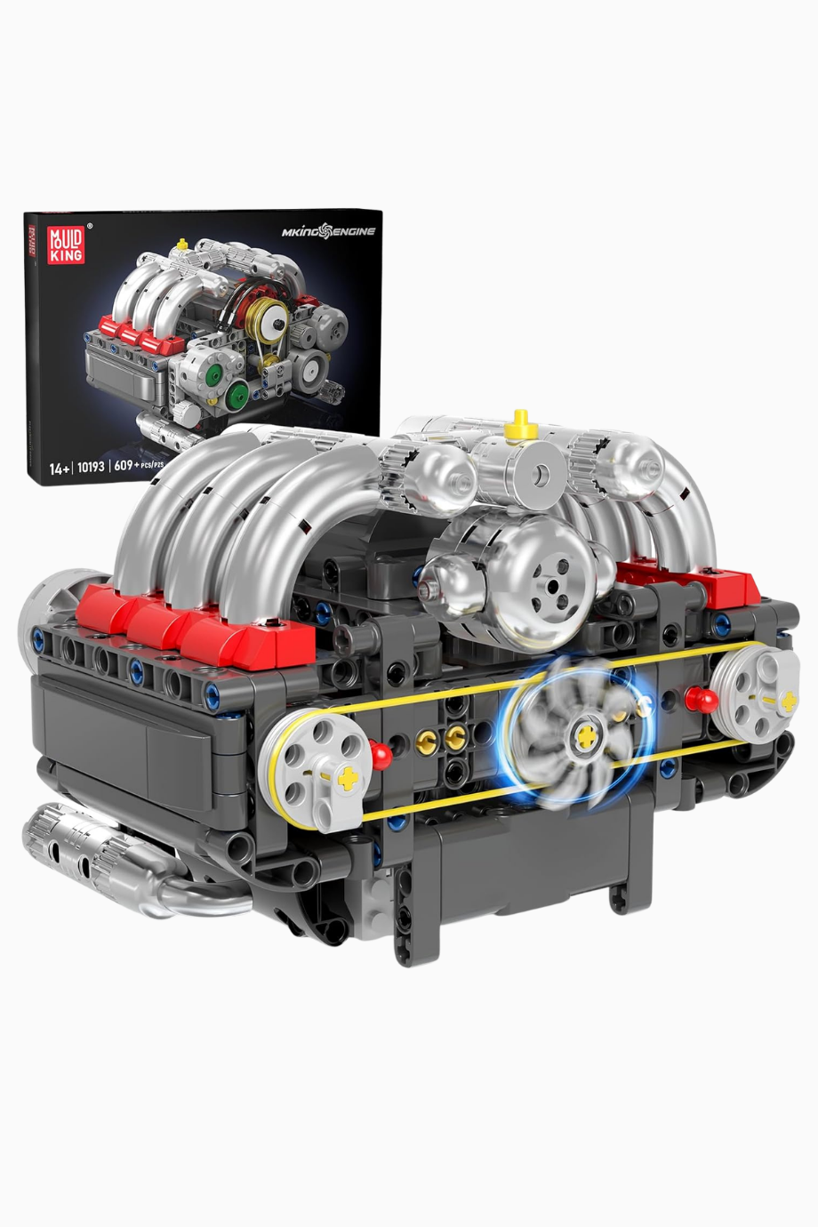 10193 Boxer Motor Model Seti 609 Parça Elektrikli Engine