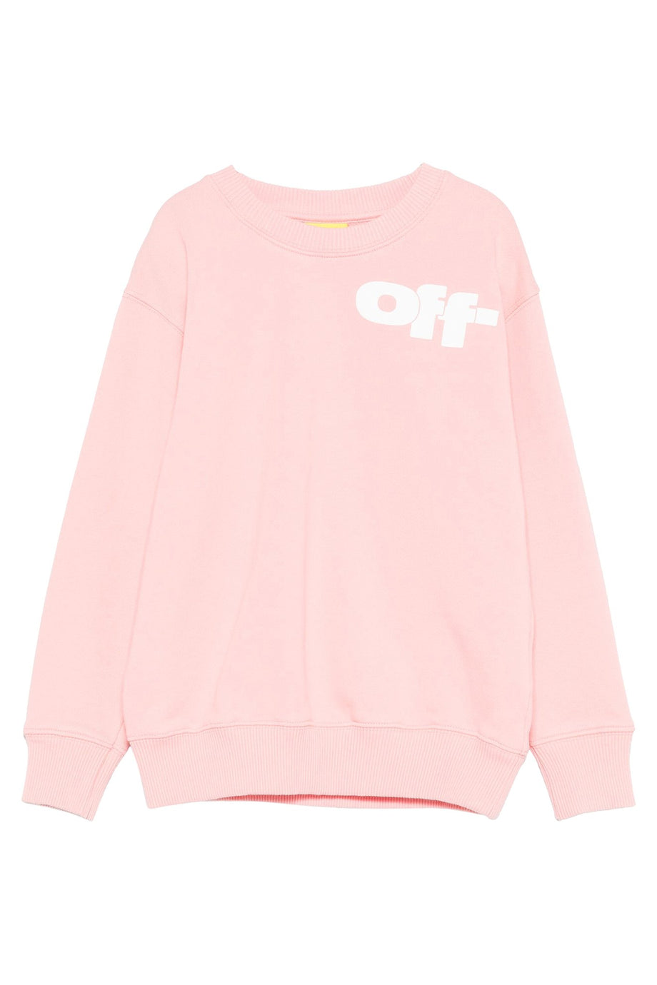 Çocuklar için Logo Yuvarlak Yaka Sweatshirt - Off-White