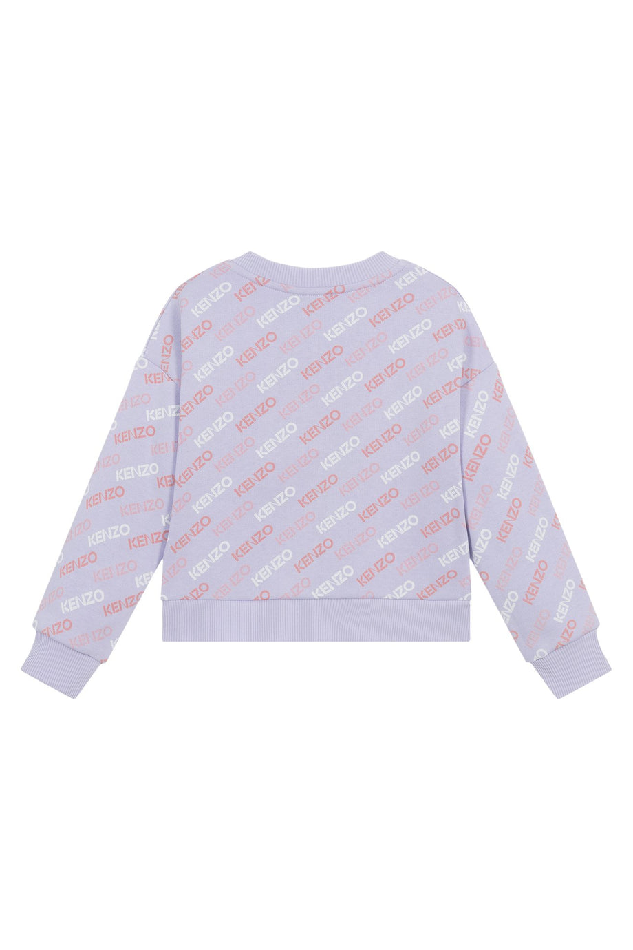 Çocuklar için Kenzo Tüm Üzerinde Logo Sweatshirt - Canlı Renk
