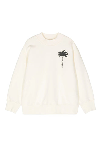 Çocuklar için Palm Sweatshirt - Krem