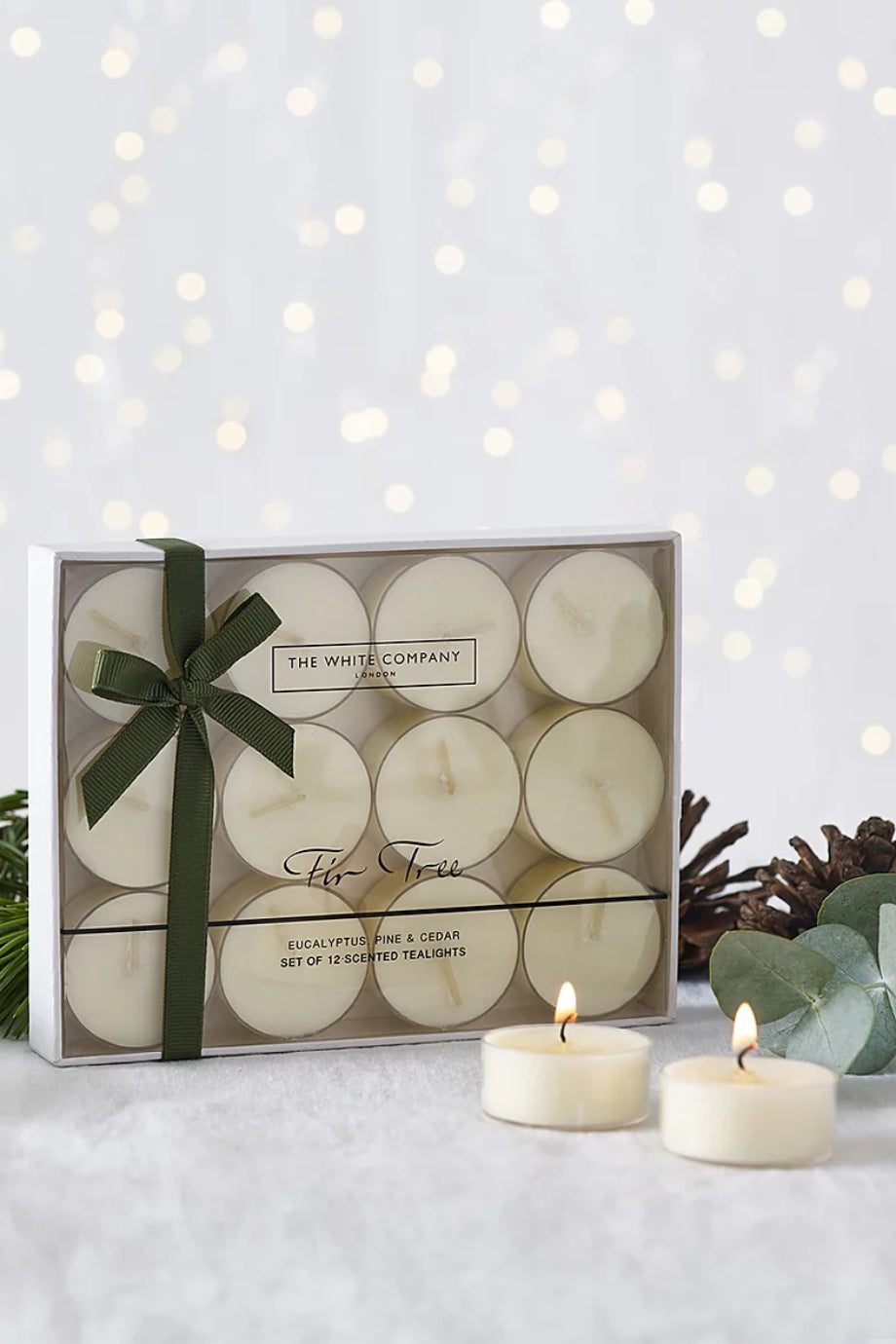 Tealight Çam Kokulu Mum Seti 12'li
