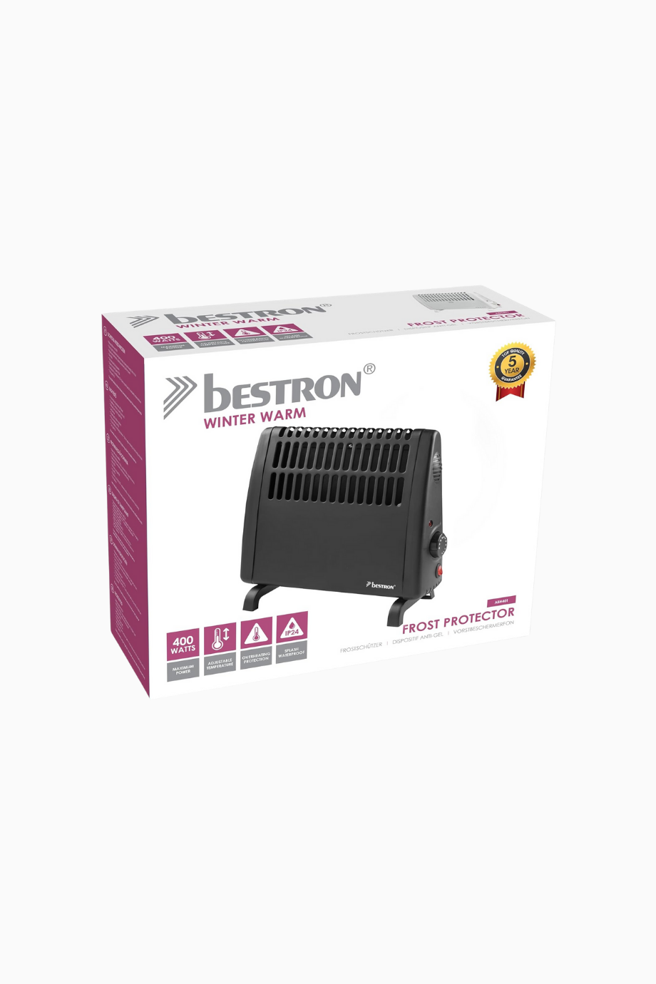 Retro  Elektrikli Soğuk Koruma Isıtıcısı 400 W IP24 Termostatlı