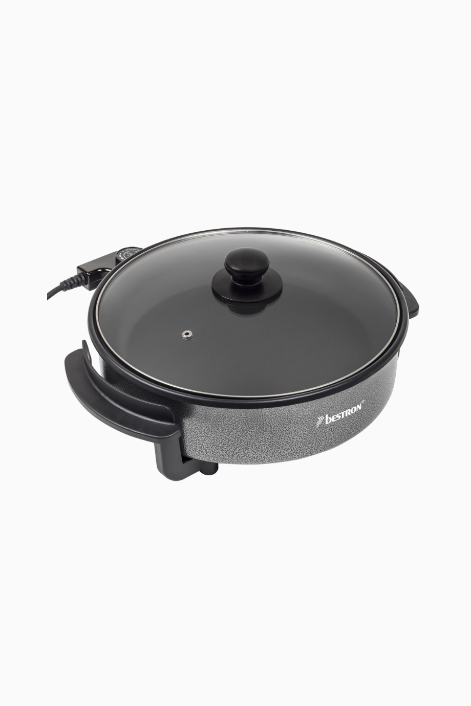 Elektrikli Party Pan 28,5 cm Retro Yapışmaz Tava 1500 W