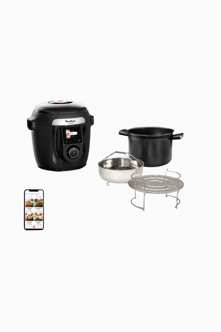 Cookeo Wi-Fi 10-in-1 Multicooker 6 L Siyah