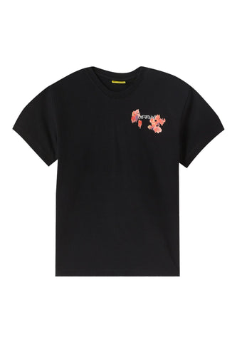 Çocuk Logo Ok Çiçekli T-Shirt