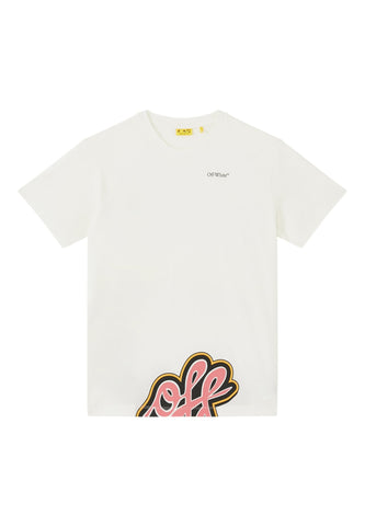 Çocuk Kısa Kollu Tişört - Off-White