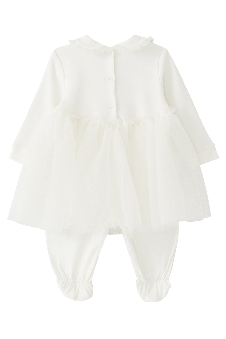 Monnalisa Kids Tutu Efektli Dantel Playsuit