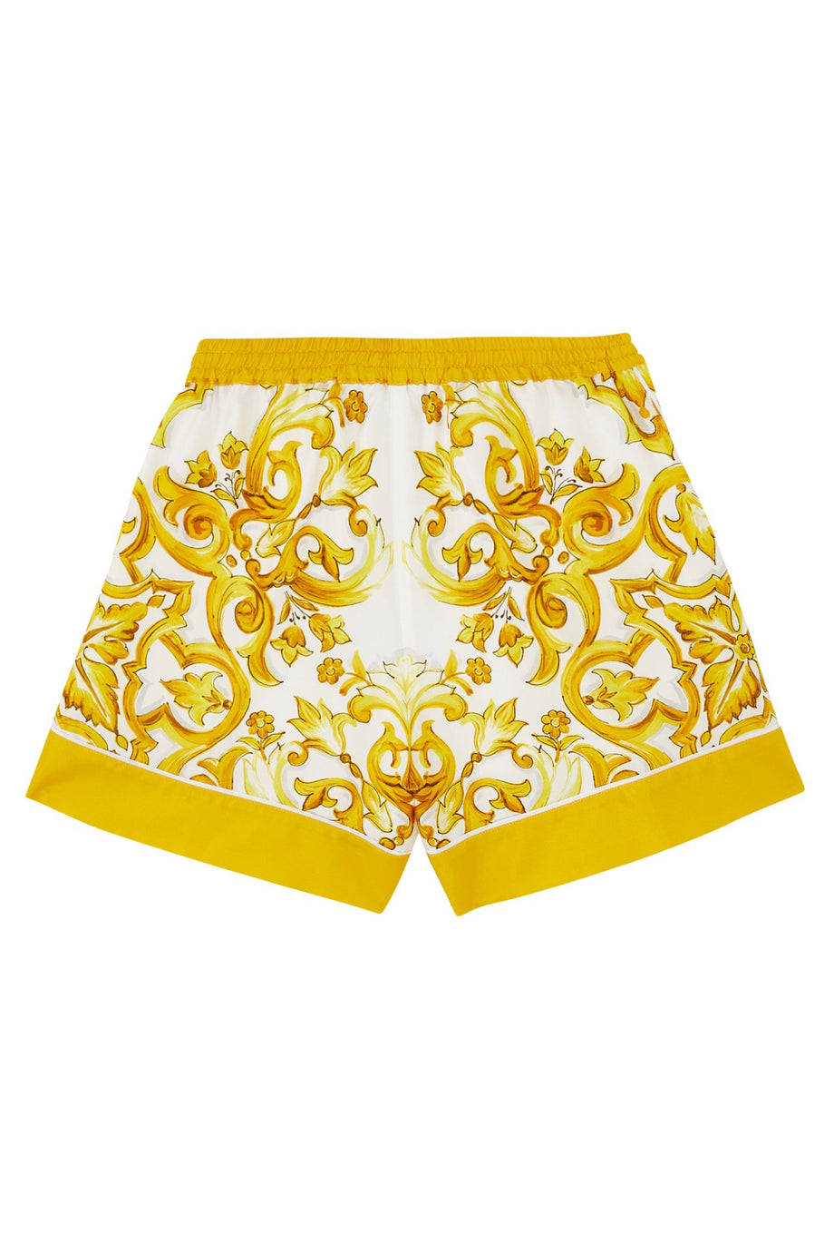 Kız Çocuk Majolica Desenli Şık Twill Şort