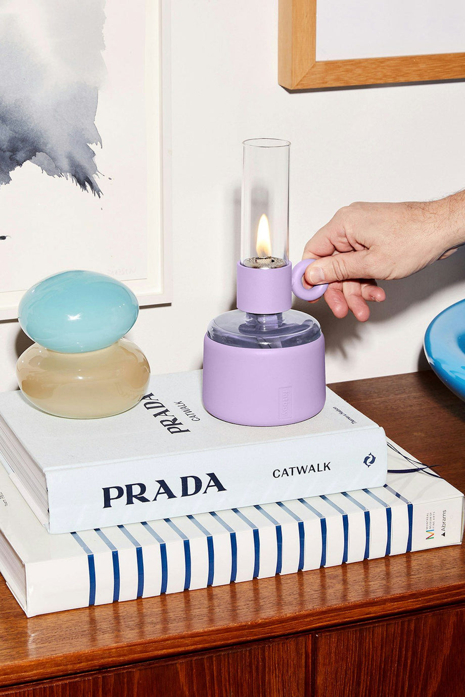 Flamtastique XS Yağ Lambası, 10,5x22,5 cm, Modern Klasik Tasarım, Ayarlanabilir Alev