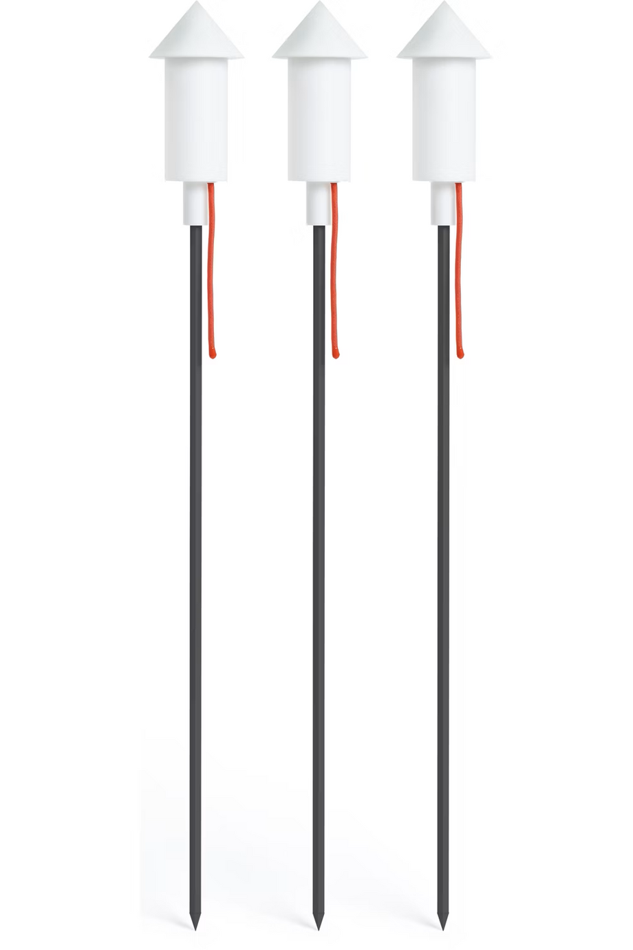 Prêt A Racket Dış Mekan Güneş Enerjili Lamba Seti 3 Adet IP55 Sıcak Beyaz