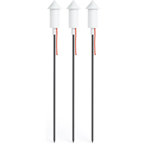 Prêt A Racket Dış Mekan Güneş Enerjili Lamba Seti 3 Adet IP55 Sıcak Beyaz