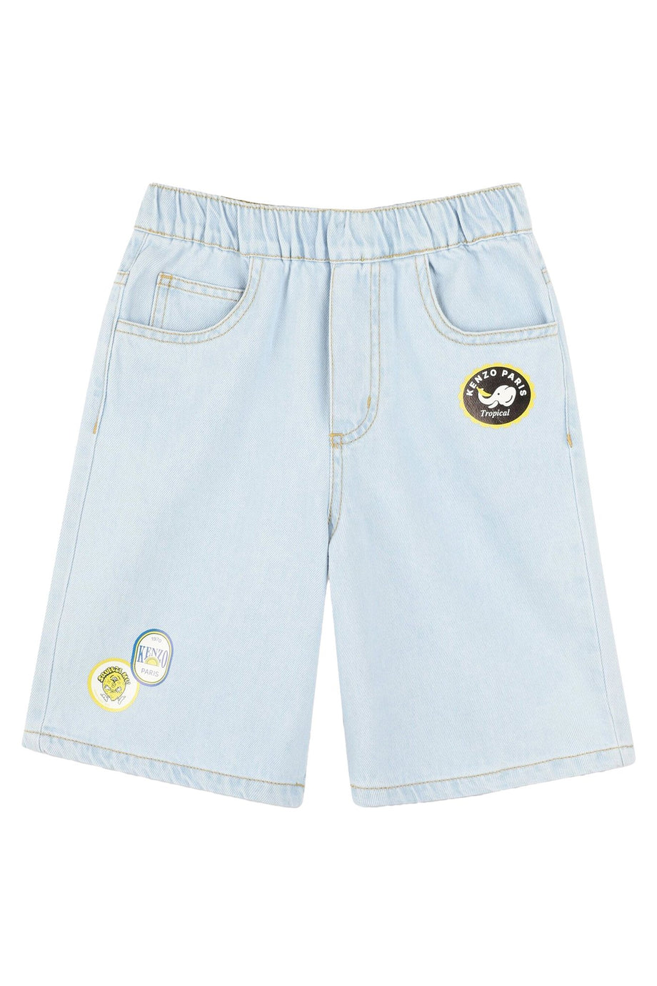 Çocuklar İçin Şık ve Rahat Kot Şort - Denim