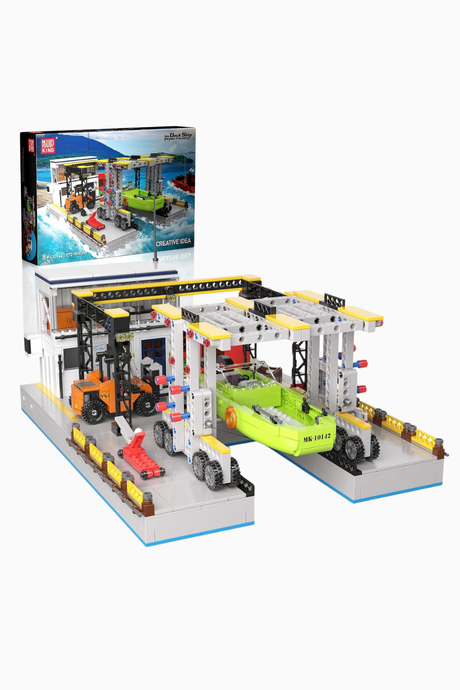 10142 Gemi Tersanesi Yapım Seti 1273 Parça Koleksiyon Model