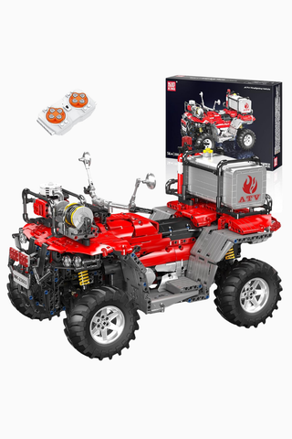 İtfaiye Motosikleti Yapım Seti 2100 Parça Uzaktan Kumandalı Model