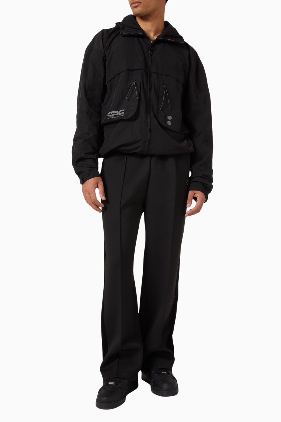 Supersonic Performance Nylon Teknik Erkek Ceket Siyah