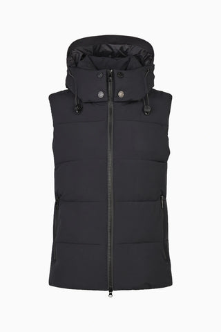 Quilted Vest 8004 Kapüşonlu Lüks Tasarım Spor Kadın Yelek