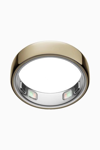 Altın Rengi Ring 5 Gold Unisex Akıllı Sağlık Takip Yüzüğü (Beden 6)