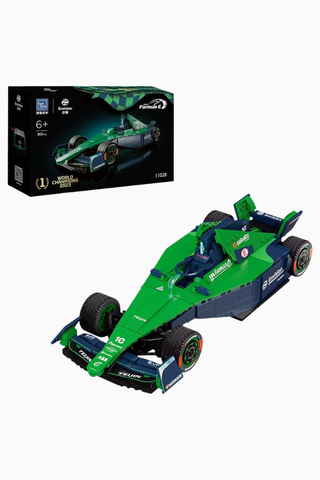 Envision Racing Formula E Yarış Arabası Yapım Seti Podyumlu Koleksiyon Modeli