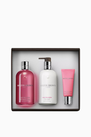 Fiery Pink Pepper Lüks Vücut ve El Bakım Hediye Seti