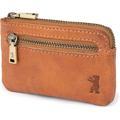 Deri RFID Korumalı Cüzdan, YKK Fermuar, Bitkisel Tabaklanmış Deri