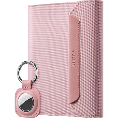 İnce Pasaport Kılıfı, Airtag Tutuculu, RFID/NFC Korumalı, Mıknatıslı Kilit