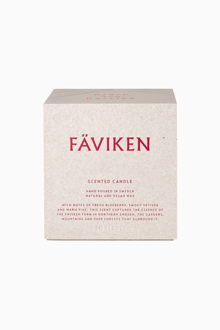 Fäviken Scented Candle, Kuzey Orman Esintili Doğal Mum