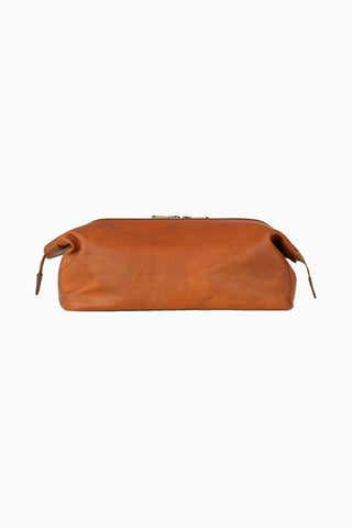 Ben XL Vintage Deri Unisex Seyahat ve Kozmetik Çantası