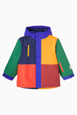 Multicolored Tiles Çocuk Kayak Montu