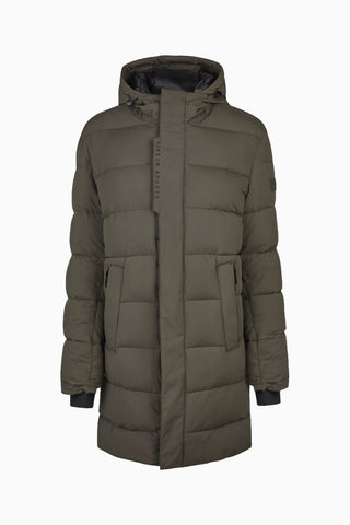 Quilted Coat 8014 Lüks Su Geçirmez Kapüşonlu Erkek Parka