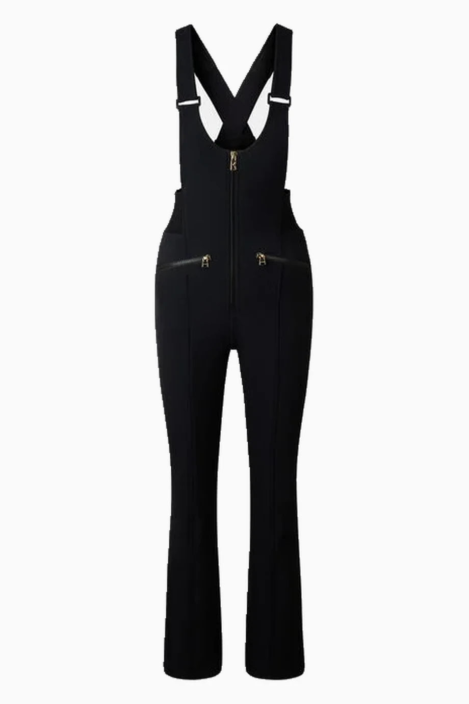 Cari Softshell Lüks Slim Fit Tasarım Kadın Kayak Tulum, Siyah