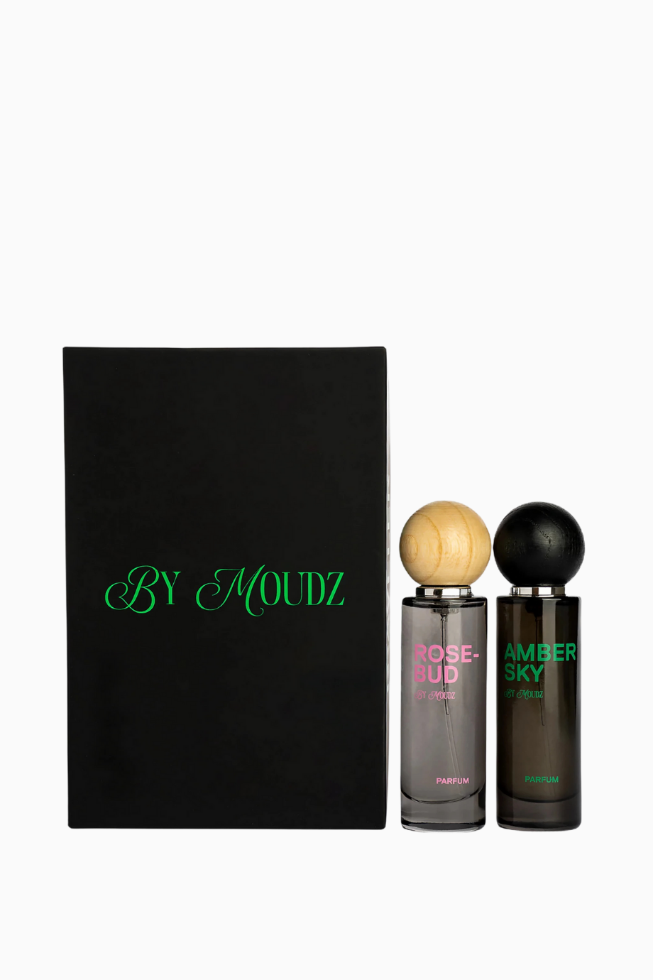 Traveller Set, 2x30ml Amber Sky-Rose Bud Seyahat Boyu Lüks Parfüm Seti