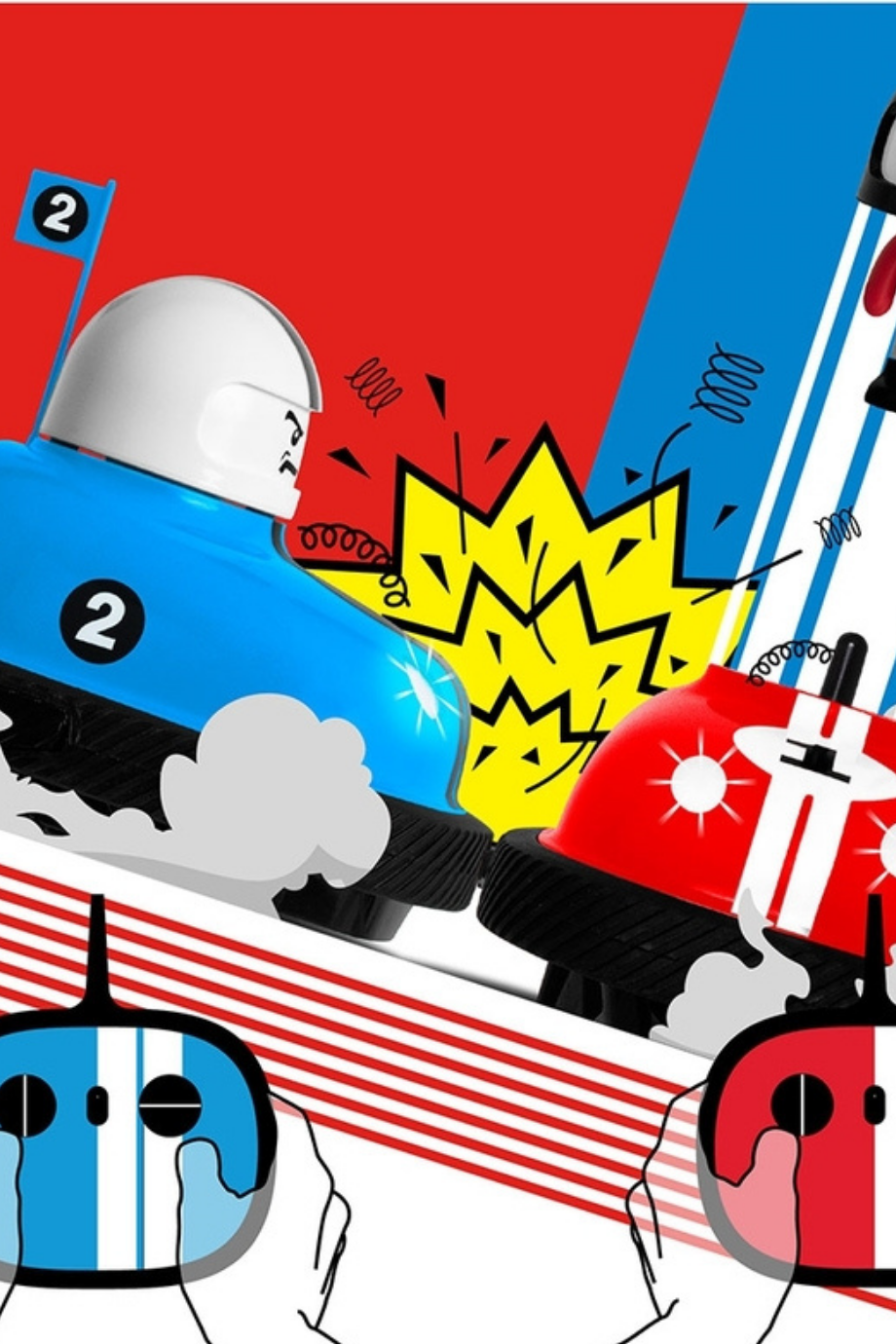 Speed Bumper Road Rage 2’li Uzaktan Kumandalı Araba