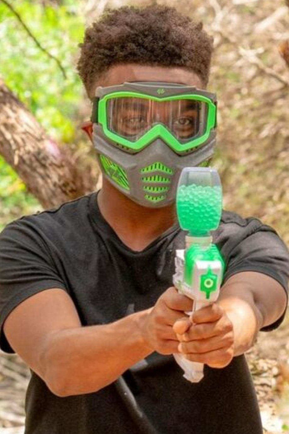 Elite Glow Trim Işıklı Tam Yüz Koruyucu Maske