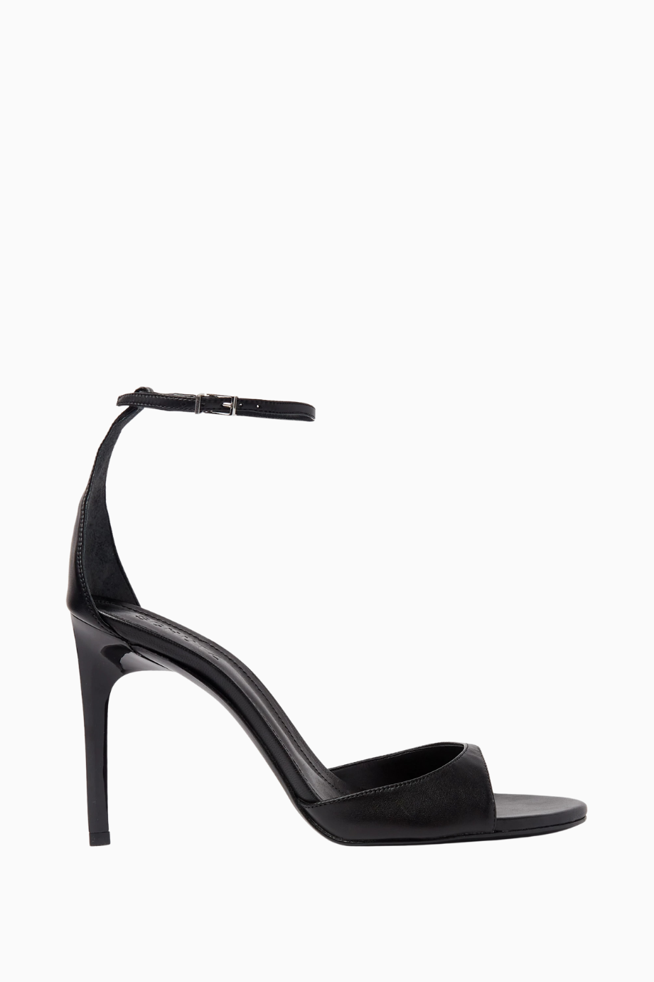 Scarlett 100 Nappa Deri Bilekten Bağlamalı, 100mm İnce Topuklu Lüks Sandalet