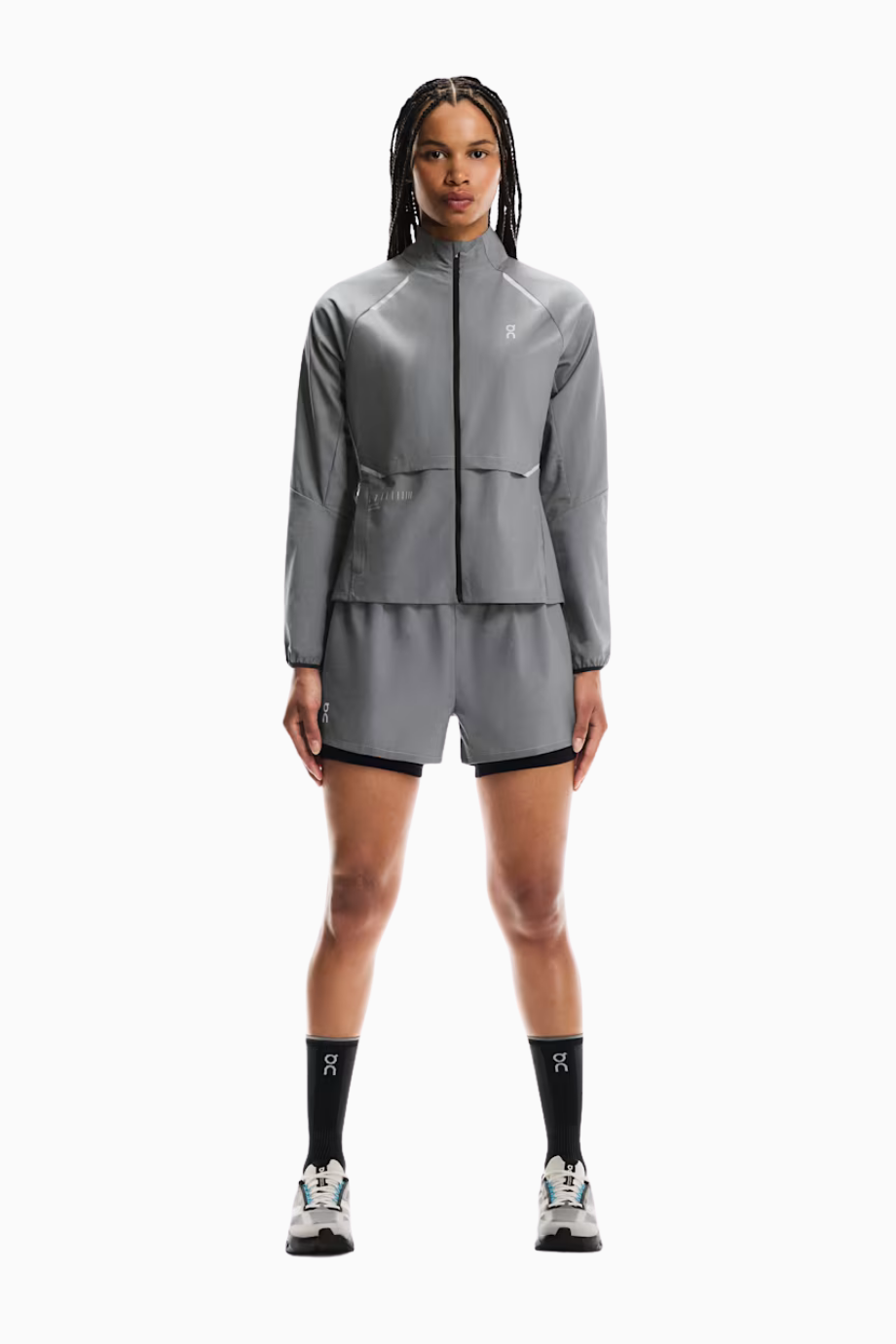 Weather Jacket Lumos Reflektif Su İtici Kadın Koşu Ceketi