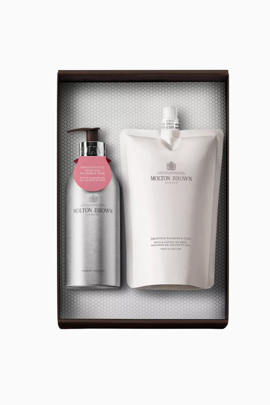 Delicious Rhubarb-Rose Vücut Bakım Hediye Seti