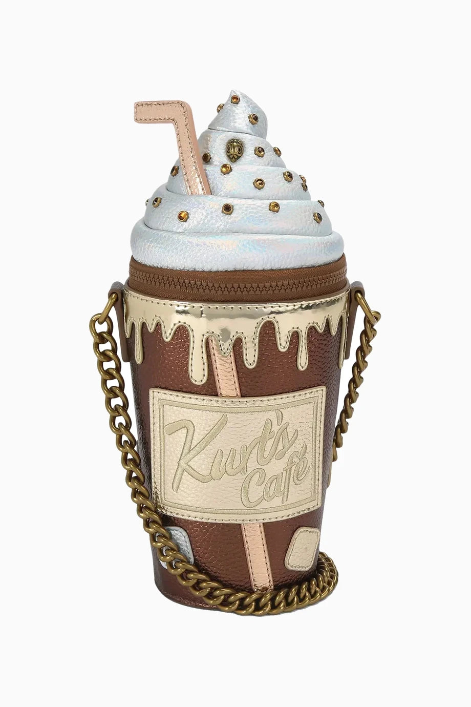 Coffee Cup Tasarımlı Kadın Çapraz Çanta