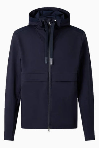 Ernesto Modern Athleisure Stil Hoodie Erkek Ceket, Lacivert