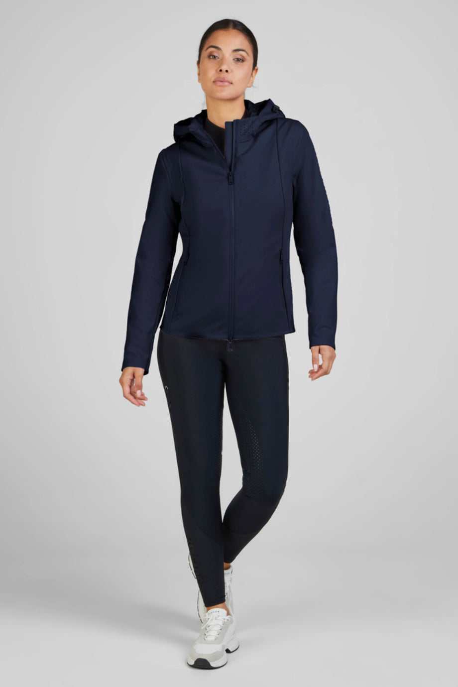 Windbreaker 7046 Kapüşonlu Rüzgar Geçirmez Kadın Mont