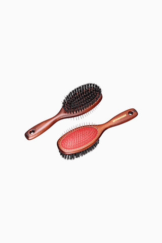 At Yele Fırçası Çift Taraflı Ergonomik Bakım