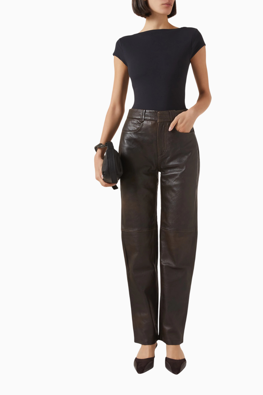 Drive Pants, Lüks Deri Trousers ile Modern ve Zarif Stil