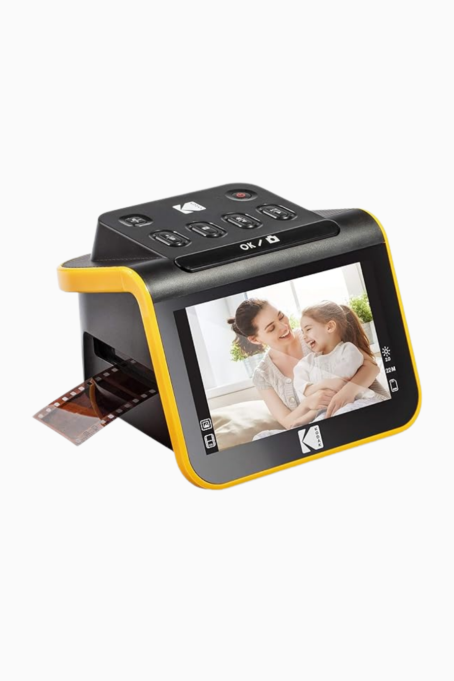 Slide N SCAN, 5" LCD Ekranlı Film ve Slayt Tarayıcı, 22MP, Siyah