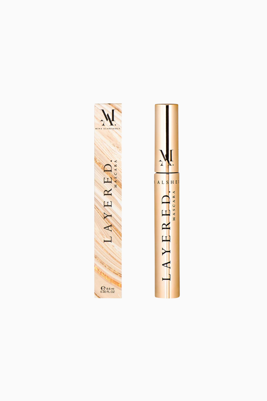Layered Mascara 8,6ml, Hacim ve Ayrık Kirpikler İçin Lüks Maskara