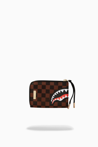 Sawtooth Sharks in Paris Wallet, Unisex Lüks Desenli Deri Cüzdan, Sınırlı Sayıda