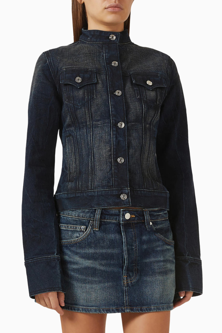 Arabella Trucker Denim Ceket, Modern Tasarımlı Kadın Trucker Ceketi
