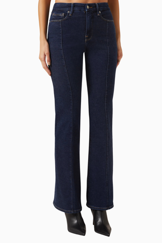 Good Legs Flare Jean, Lüks İndigo Denim Pantolon, Modern Kesim