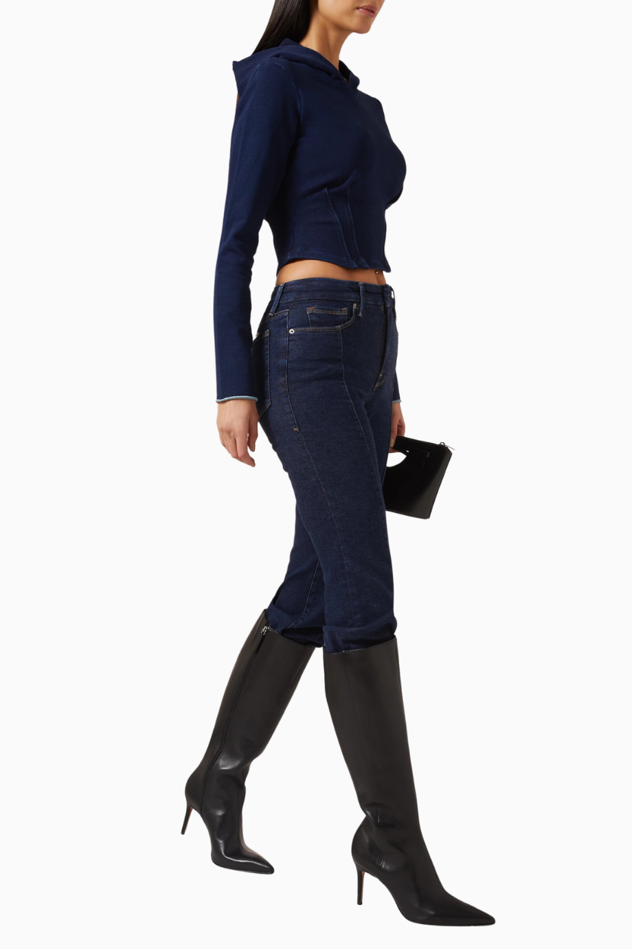 Good Legs Flare Jean, Lüks İndigo Denim Pantolon, Modern Kesim