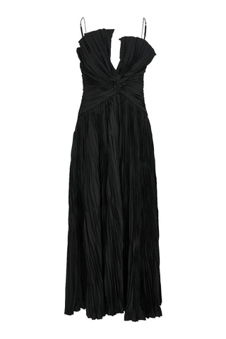 Broadhay Low-Back Sırt Dekolteli Maxi Kadın Elbise