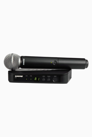 BLX24/SM58H8E Wireless El Mikrofonu Sistemi Siyah