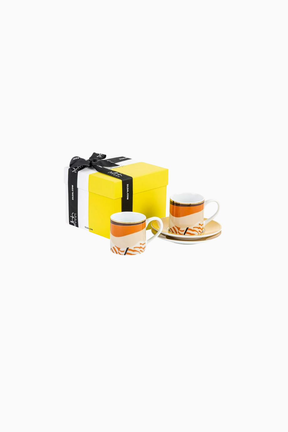 Sarb 2’li Espresso Fincan ve Tabağı, Altın Detaylı